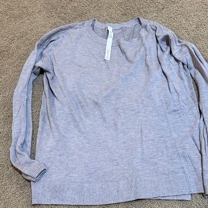 Lululemon Athletica Light grey Knit Top